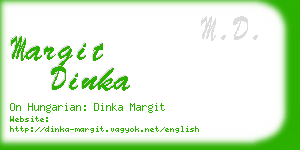 margit dinka business card